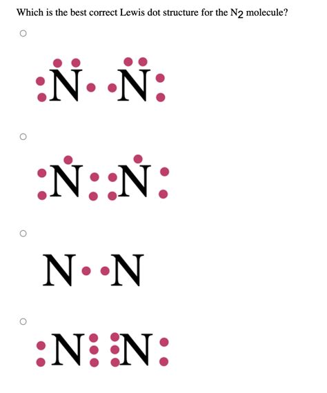 n2 electron dot structure|n2 valence electrons.